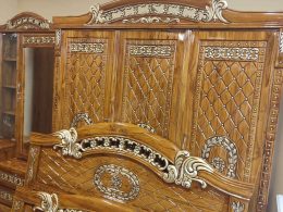 best wooden bed and Almira, Best furniture, Online shopping , furniture market
