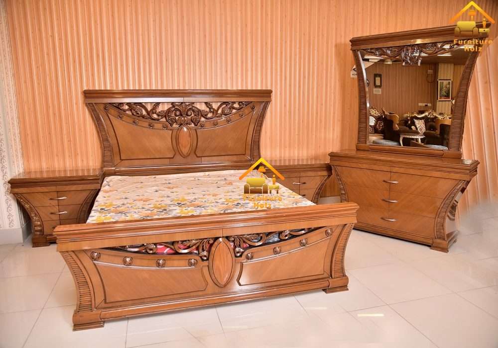 Looking for the best in wooden furniture? Look no further than Segun Wooden Almira and Bed